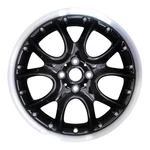 17" 17X7" Oem Machined And Black Alloy Wheel For 2005-2014 Mini Cooper. Fixed Price $227.79.