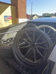 22" Vossen HF3 - Gloss Black Rims Michelin Pilot Sport AS4 Tires Staggered. Fixed Price $1600.00.
