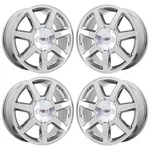 17" Cadillac Sts Pvd Bright Chrome Wheels-c Rims Factory Oem 4582 (f) Exchang.... Fixed Price $795.00.