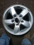 Wheel 16X7 Alloy 5 Curved Spoke Fits 08-09 Sorento 39317. Fixed Price $115.57.