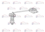Toyota 51900-0E042 Carrier Assembly, Spare Highlander 2020-2024. Fixed Price $120.00.