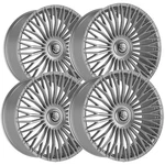 (set Of 4) Tis 507S 26X10 6X135/6X5.5" +24MM Silver Wheels Rims 26" Inch. Fixed Price $2304.00.