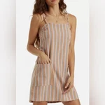 Billabong Women's Straight Round Woven Mini Sundress Casual Drees Sz Small. Fixed Price $39.00.