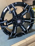 Ballistic Spartan 22X10 Black & Milled Wheel 8-165.1 8-170 -24MM Et 125.2MM Hub. Fixed Price $1460.00.