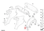 Genuine Bmw Hybrid X6 E71 E72 Deflector Lip Rear Right 51627188842. Fixed Price $24.34.