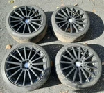 Used Mandrus Rotec Set Front 20X8.5 Rear 20X10 5X112 Matte Black Wheels. Fixed Price $750.00.