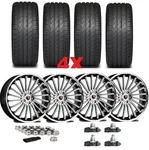 Custom Wheel Tire Set Factory Like Alloy Rims Chrome Lip Package Season. Fixed Price $1595.00.