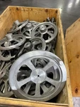 Jergens 18", 5 Spoke Offset Handwheel 4-1/8 Inch Hub, Alloy, Plain Finish. Fixed Price $90.00.
