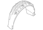 Genuine Volkswagen Wheelhouse Liner 11A-810-971. Fixed Price $103.19.