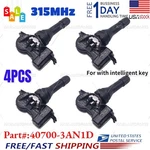 4PCS Tire Pressure Sensor Tpms For 2016-2019 Nissan Sentra With Keyless Entry. Fixed Price $34.98.