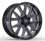 New 18X9 Mudder Trucker MT704 Asphalt Gloss Black Milled 6X135 ET12 Wheel Rim. Fixed Price $168.83.
