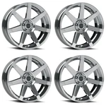 Set 22" Vision 9042V Chrome 22X9.5 Wheels 5X5.5 (5X139.7) 15MM Rims. Fixed Price $2106.80.
