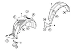 Bmw X3 E83 Lci Oem Fender Liner Splash Guard 51713420416 Left Genuine. Fixed Price $324.99.