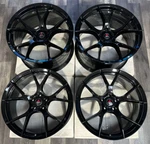 20'' Project 6GR Ten Spoke Black Staggered Concave Wheels Ford Mustang S550 S560. Fixed Price $2060.00.