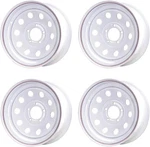 Premium Service 14X5.5 On 4.5 Modular Steel Trailer Wheel - White With Pin.... Fixed Price $175.12.