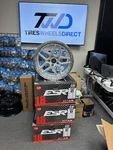 Esr CS15 Wheels 18X9.5 +22 5X120 Silver Machine Lip Inch Deep Dish Rims Set 4. Fixed Price $1249.95.