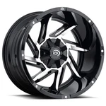 17X9 Vision Off-road 422 Prowler Black Machined Wheel 5X5.5 (12MM). Fixed Price $227.01.