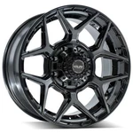 SET(4) 4PLAY 4P06 20X9 Black Wheels 8X170 Fits Ford F250, F350 & Excursion. Fixed Price $1920.00.