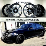 22" Black Concave Staggered Road Force RF11 Twist Wheels Fit Audi A7 S7 A8 Sedan. Fixed Price $1747.50.