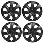 New Gloss Black 16" Hubcaps Wheelcover Set For 2010-2015 Mazda 3. Fixed Price $85.63.