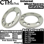 2X 12MM Thick 6X5.5" (6X139.7MM) Universal Wheel Spacer Fit Nissan Infiniti. Fixed Price $23.09.