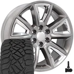 5696 22X9 Hyper Oe Rims & 285/45R22 R/t Tires, Tpms Set 6X139.7 24ET. Fixed Price $2016.00.