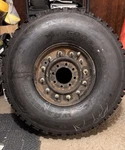 Humvee Hmmwv Goodyear Wrangler Mt Oz Tire 37 X 12.50 R16.5 Lt New 2019 Dot. Fixed Price $800.00.