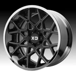 Kmc XD203 Chopstix Black Milled / Chrome Lip 22X12 8X170 -44MM. Fixed Price $360.00.