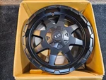 (qty 1)G-FX TR12 Matte Black Wheel Rim 18X9 6X135 6X139.7 0MM T12 890-6009-00 Mb. Fixed Price $173.16.