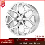 22 Chrome Wheel Rim Replacement For Cadillac Escalade Sierra Yukon 84346103 5668. Fixed Price $375.56.