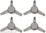 New 2005 2009 Ford Mustang 3-BAR Spinner Wheel Chrome Center Cap Am Set. Fixed Price $74.92.