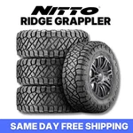 (4) New LT35X12.5R18 Nitto Ridge Grappler Tires Load F 128Q. Fixed Price $1849.00.