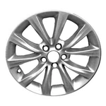 Refurbished Painted Bright Silver Aluminum Wheel 17 7.5 1WM44XZAAA. Fixed Price $213.69.