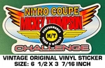Mickey Thompson Nitro Coupe Challenge - Vintage Original Vinyl Decal Sticker. Fixed Price $9.42.