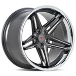 Ferrada Wheels CM1 19X9.5/19X10.5 Matte Graphite With Chrome Lip (4PCS) A2. Fixed Price $2720.00.