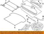 Hyundai Oem 13-20 Santa Fe Sport Rear Body Floor Interior Trim-jack 091102W000. Fixed Price $226.85.