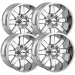 (set Of 4) Ion 141 17X9 6X135/6X5.5" +18MM Chrome Wheels Rims 17" Inch. Fixed Price $1177.96.