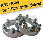 1.25" 6X135 14X2.0MM Stud Billet Wheel Spacers Ford F-150 One Pair (2). Fixed Price $54.99.