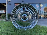 24" Forgiato Trimestre Chrome Finish 5X112 5X120 Wheels Mid Offset Asanti Dub. Fixed Price $5699.99.