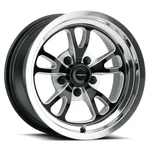 17" Vision 149 Patriot Gloss Black Milled Spoke Polished Lip 17X4.5 Wheel 5X5 (5. Fixed Price $230.00.