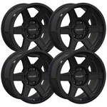 (SET-4) Stuff Ascent 17X8.5 6X139.7 0MM Gloss Black Wheels Rims Inch. Fixed Price $925.56.