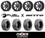 **NEW**20X12 Fuel D610 Maverick (6X135/6X5.5) 33X12.50X20 Nitto Ridge Grappler. Fixed Price $4000.00.