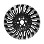 22X9.5 21 Spoke Refurbished Aluminum Wheel Machined And Painted Black 560-10179. Fixed Price $446.89.