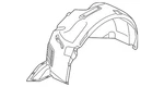 Genuine Audi Fender Liner 8Y0-821-172-R. Fixed Price $118.69.