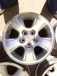 Wheel 16X7 5 Spoke Alloy Silver Inlays Fits 01-04 Mazda Tribute 94886. Fixed Price $115.38.