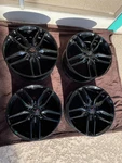 Real Oem Black C7 Corvette Chevy Gm Stingray Wheels Rims 2014-2019. Fixed Price $1600.00.