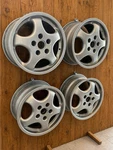 Porsche 964 965 944 Turbo Cup 17" Alloy Wheels 5X130 8J 9,5J. Fixed Price $4901.30.