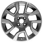 16X6 5 Double Spoke Alloy Wheel Machined & Painted Dark Charcoal Metallic 62621. Fixed Price $209.89.