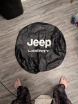 Jeep Liberty Kj For 02-07 Oem Full Sized Spare Tire Cover Black W/ Logo. Fixed Price $65.00.