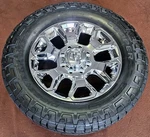 4 New Oem Spec Chrome 20" Dodge 2500 3500 Limited Laramie Wheels Rims Tires. Fixed Price $3695.00.